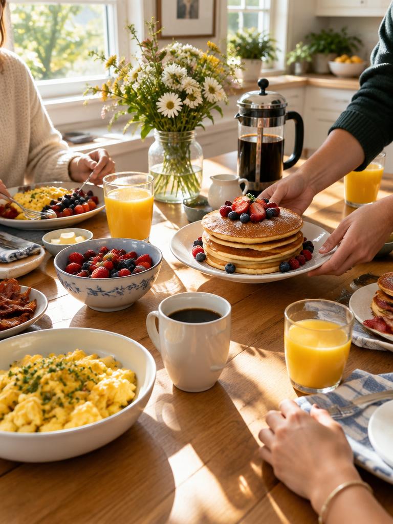 Sunday Brunch in the Sunroom